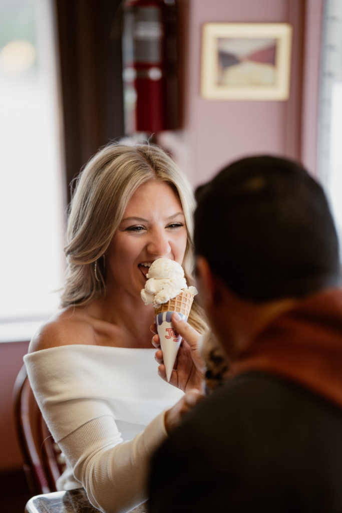 Ice Cream Engagement Photos