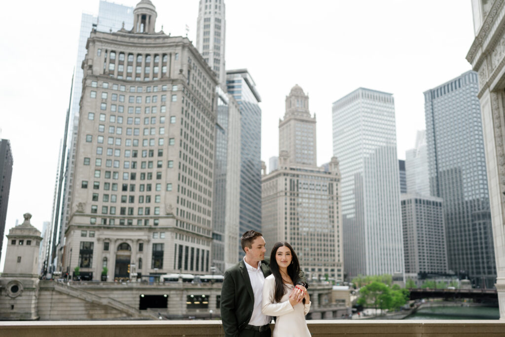 Engagement Session at Wrigley Building