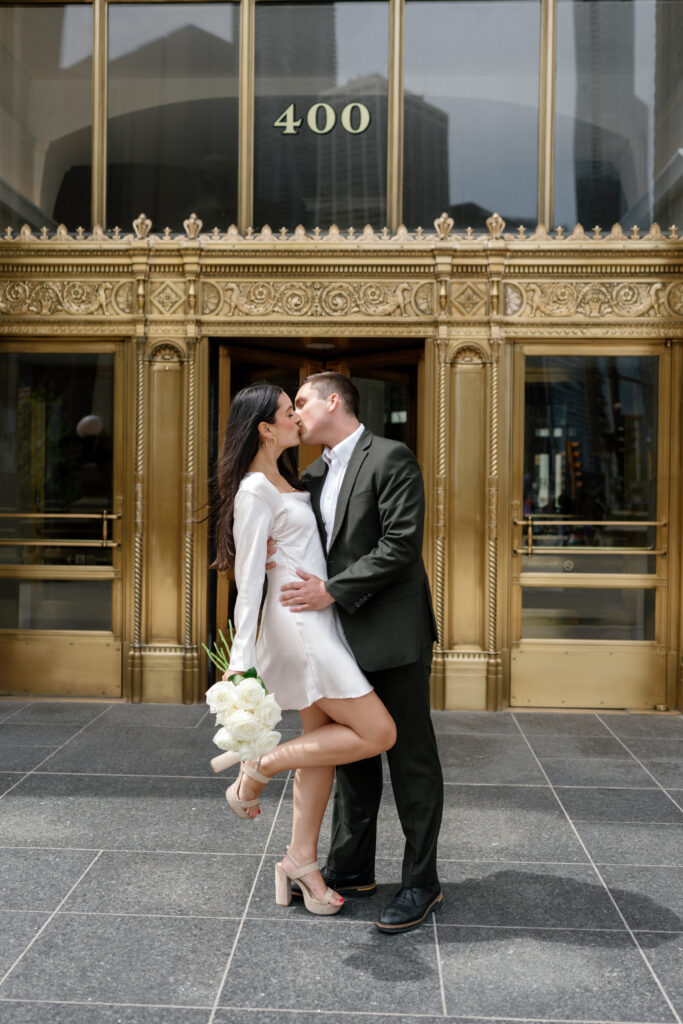 Engagement Session at Wrigley Building